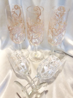 Champagne Flutes- One (1)
